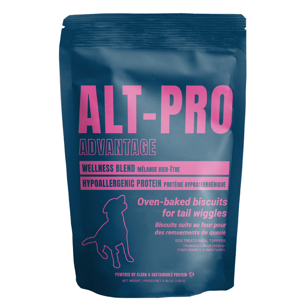 Wellness Blend Biscuits bag, front