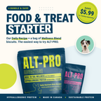 Food & Treat Starter bundle: Daily Recipe dog food and Wellness Blend biscuits, save $5.99