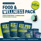 Food & Wellness Pack: 3 bags of Daily Recipe dog food plus 4 wellness treats, save $18.94